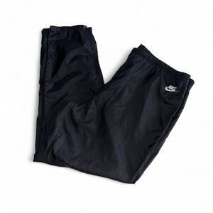 Vintage 90s Nike Black track pants with Elastic Waistband sz mens XXL plus size